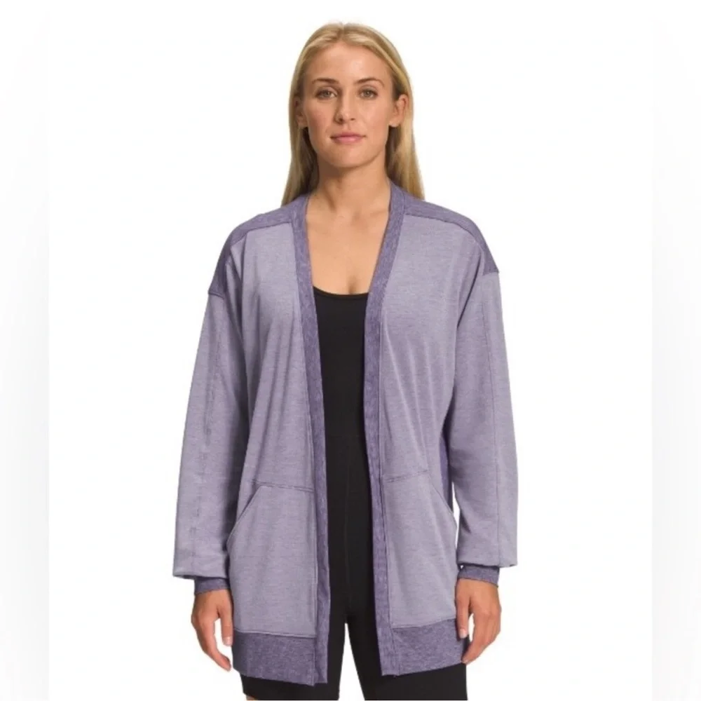 The North Face Women's Star Rise Fleece Cardigan Lunar Slate Purple Size Small - Picture 1 of 10